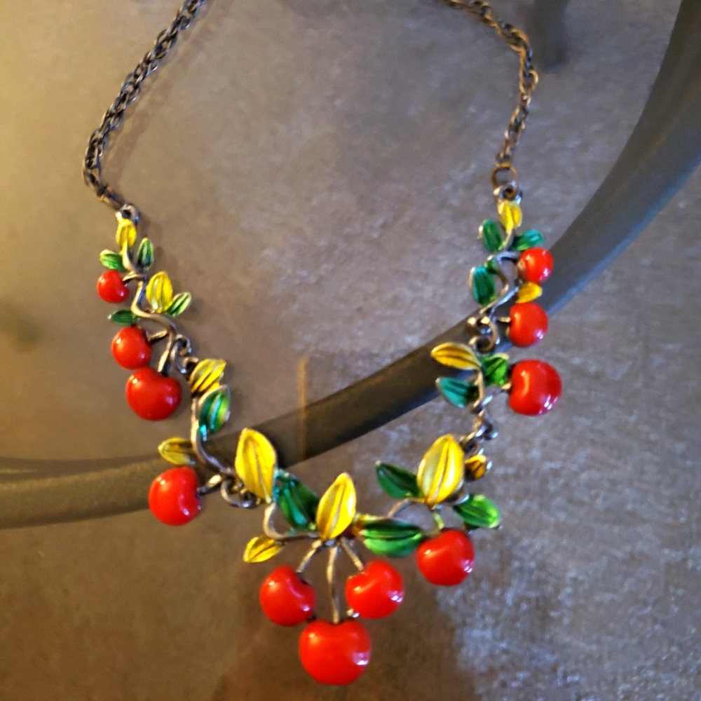 Cherry necklace